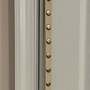 Madden Girl Cream Belt with Gold Buckle